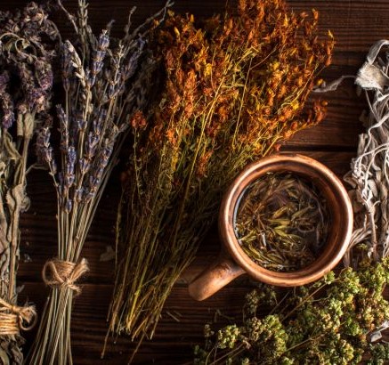 Dried herbs and roots link